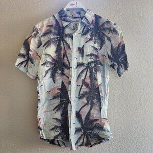 Coastal Brand Hawaiian Button-up - Large